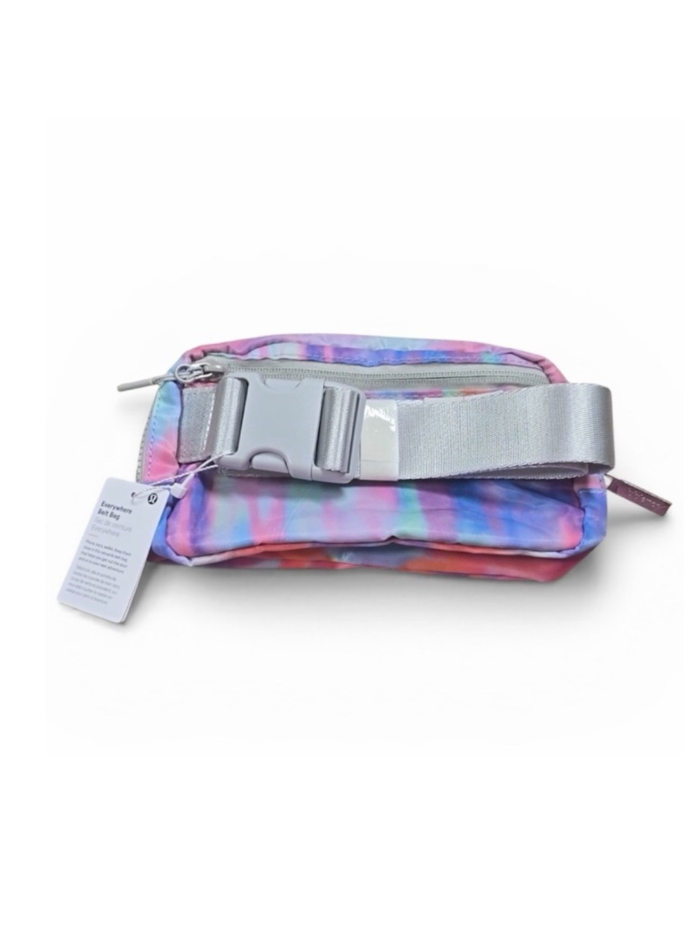 lululemon athletica Pastel Tie-Dye Belt Bag with Silver Strap - Picture 2 of 3